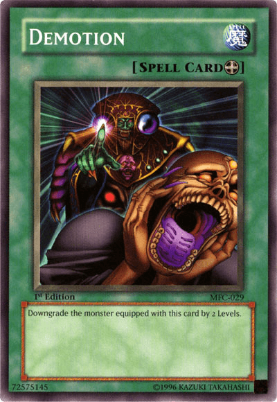 Demotion [MFC-029] Common - Josh's Cards