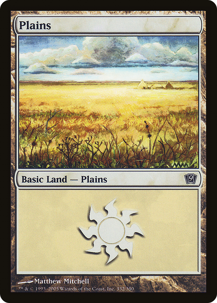 Plains (332) [Ninth Edition] Foil