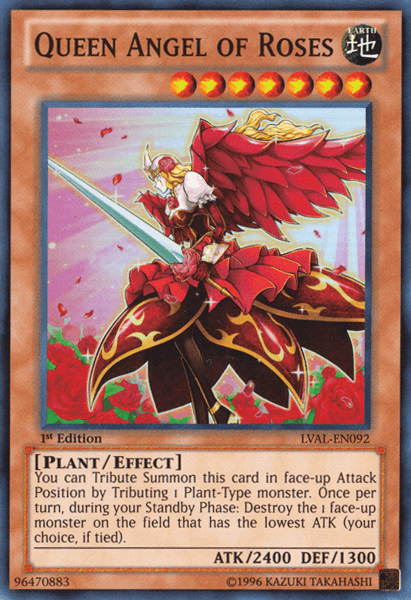 Queen Angel of Roses [LVAL-EN092] Super Rare - Josh's Cards