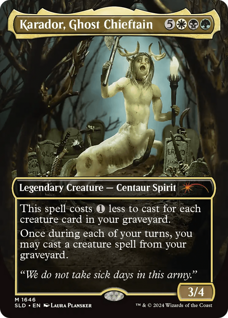 Karador, Ghost Chieftain (SLD-1646) - Secret Lair Drop