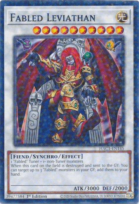 Fabled Leviathan (Duel Terminal) [HAC1-EN145] Common - Josh's Cards