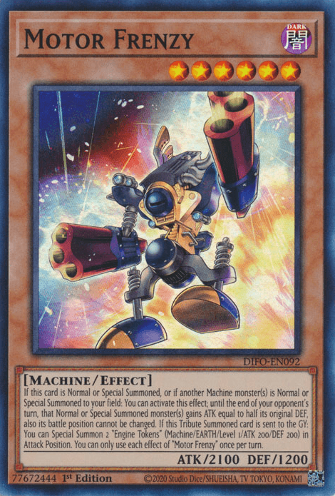 Motor Frenzy [DIFO-EN092] Super Rare - Josh's Cards