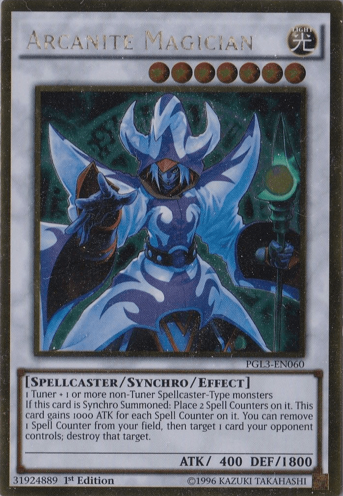Arcanite Magician [PGL3-EN060] Gold Rare - Josh's Cards