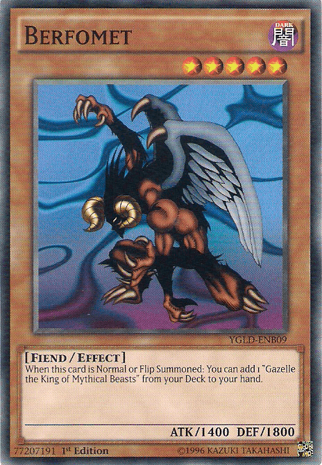 Berfomet [YGLD-ENB09] Common - Josh's Cards