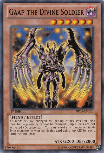 Gaap the Divine Soldier [BP01-EN150] Common - Josh's Cards