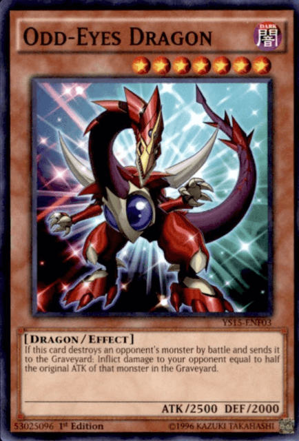Odd-Eyes Dragon [YS15-ENF03] Shatterfoil Rare - Josh's Cards