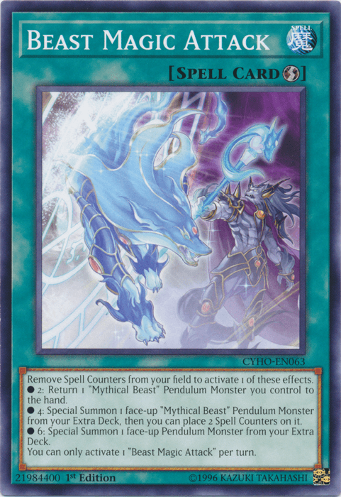 Beast Magic Attack [CYHO-EN063] Common - Josh's Cards