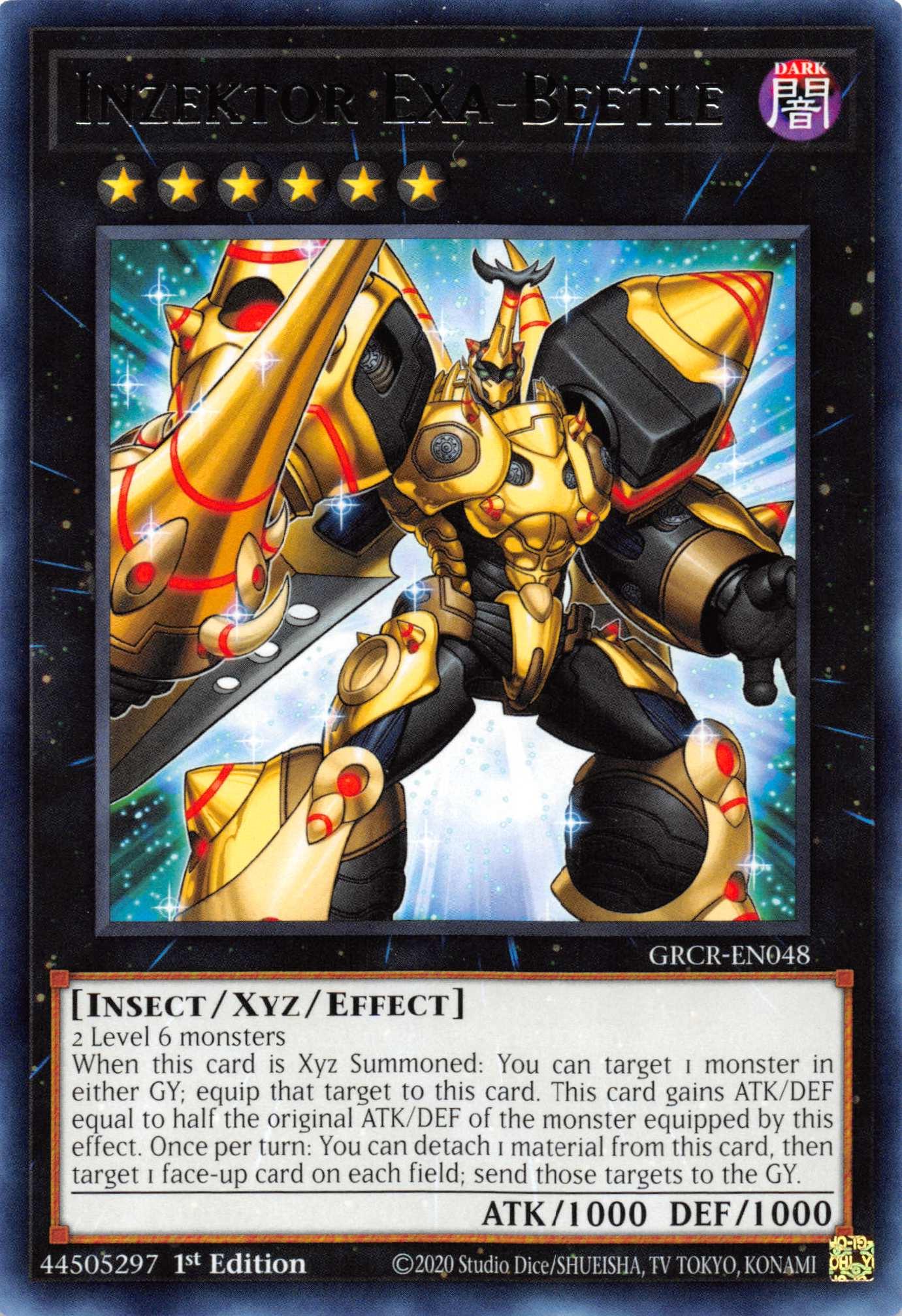 Inzektor Exa-Beetle [GRCR-EN048] Rare - Josh's Cards