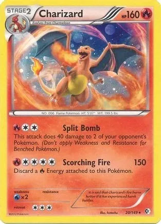 Pokemon: Charizard Promo 20/149 - Moderate Play