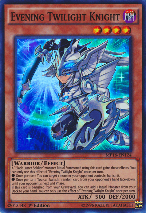 Evening Twilight Knight [MP16-EN124] Super Rare - Josh's Cards