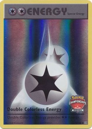 Double Colorless Energy - 90/108 (Oceania Championships) () Reverse Holofoil