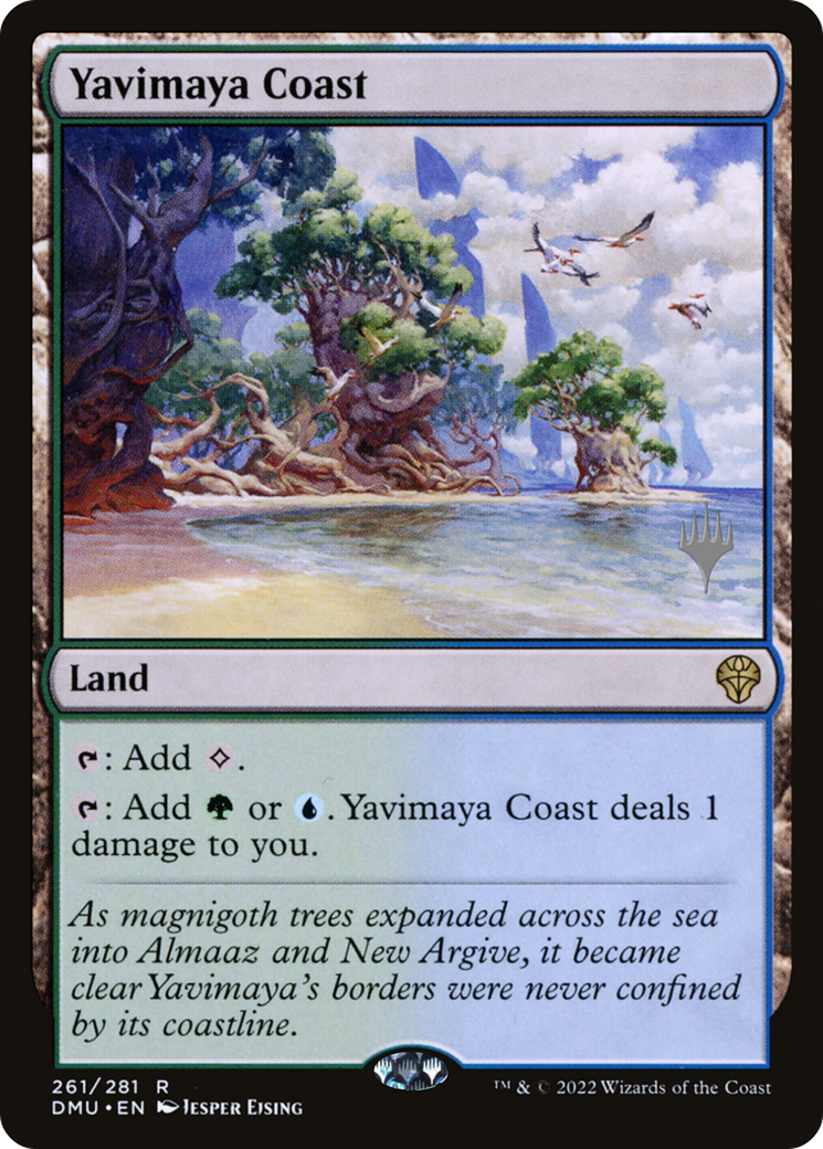 Yavimaya Coast (PPDMU-261P) - Dominaria United Promos Foil