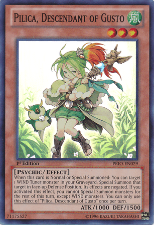 Pilica, Descendant of Gusto [PRIO-EN029] Super Rare - Josh's Cards