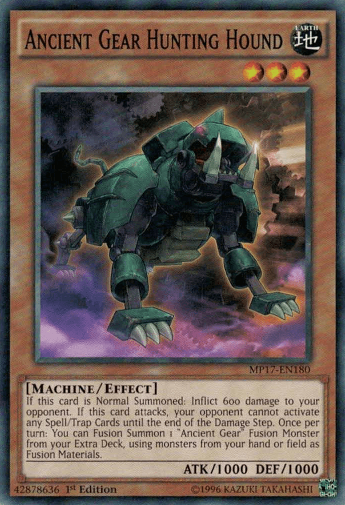 Ancient Gear Hunting Hound [MP17-EN180] Common - Josh's Cards