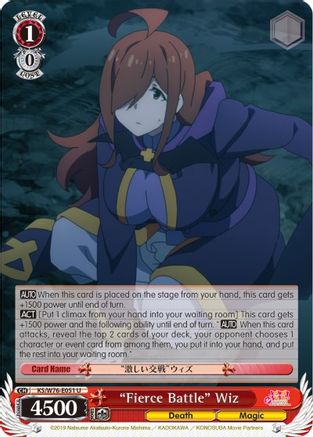 "Fierce Battle" Wiz (KS/W76-E051 U) - KonoSuba The Movie: Legend of Crimson