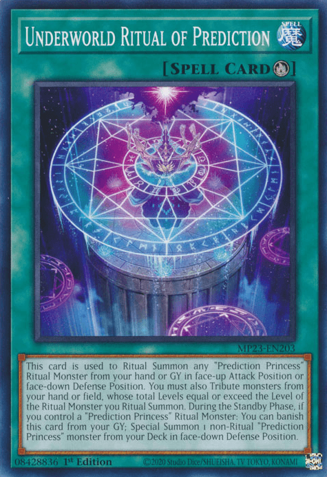 Underworld Ritual of Prediction [MP23-EN203] Common - Josh's Cards