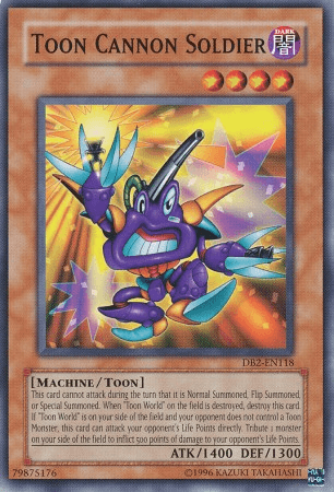 Toon Cannon Soldier [DB2-EN118] Common - Josh's Cards