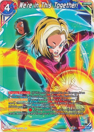 We're in This Together! (Starter Deck - Instinct Surpassed) (SD11-05) [Universal Onslaught] Parallel Foil