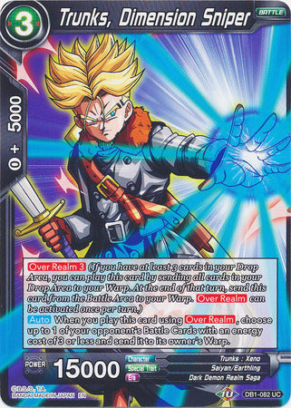 Trunks, Dimension Sniper (DB1-082) [Dragon Brawl] Parallel Foil
