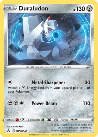Duraludon SWSH060/307 - SWSH Sword & Shield Promo Cards Holofoil
