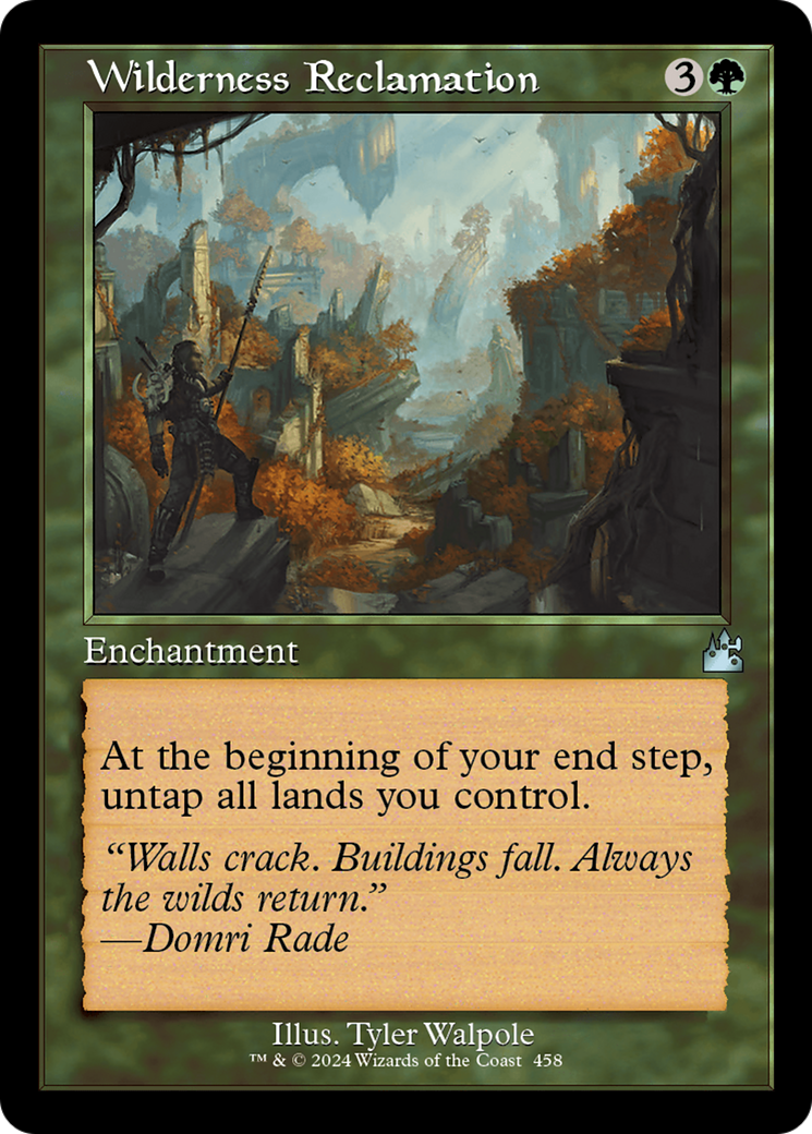 Wilderness Reclamation (RVR-458) - Ravnica Remastered Foil