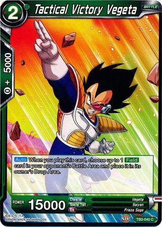 Tactical Victory Vegeta (TB3-040) [Clash of Fates] Parallel Foil