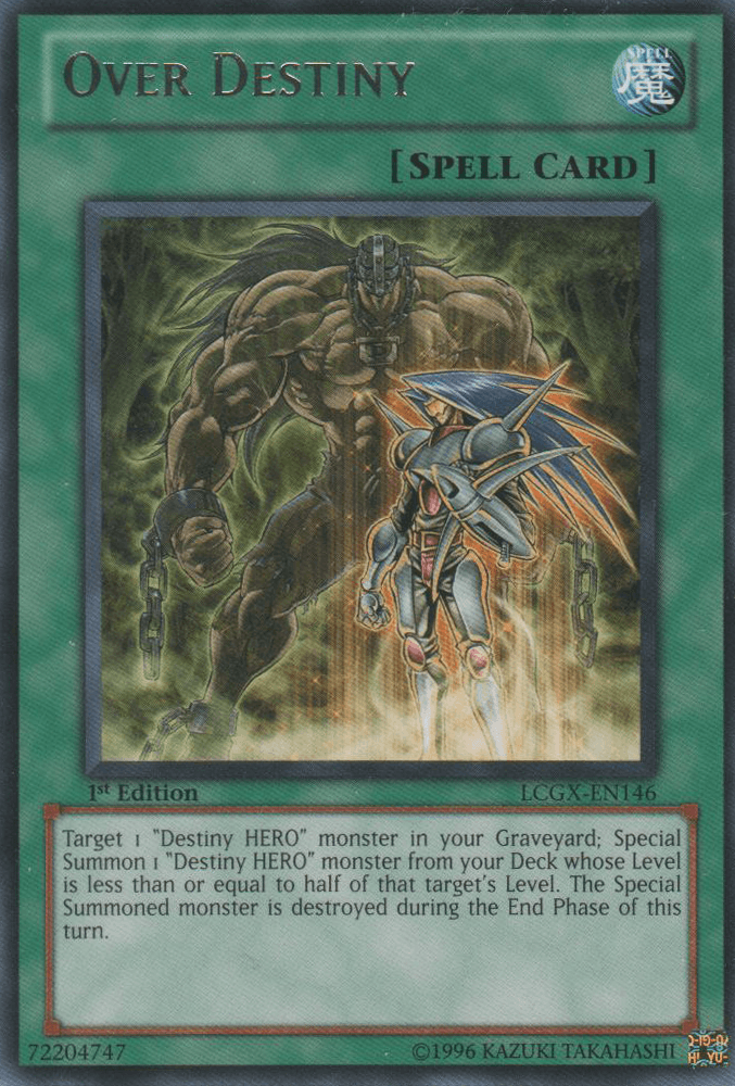 Over Destiny [LCGX-EN146] Rare - Josh's Cards