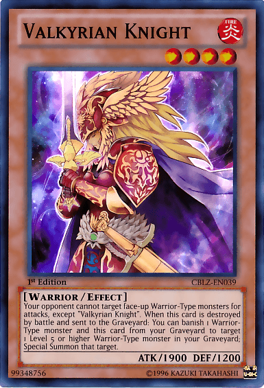 Valkyrian Knight [CBLZ-EN039] Super Rare - Josh's Cards