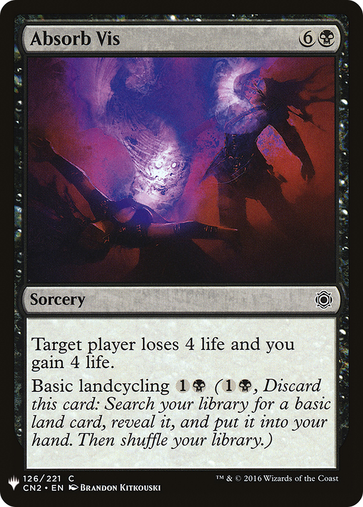 Absorb Vis (LIST-CN2-126) - The List