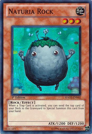 Naturia Rock [HA02-EN002] Super Rare - Josh's Cards