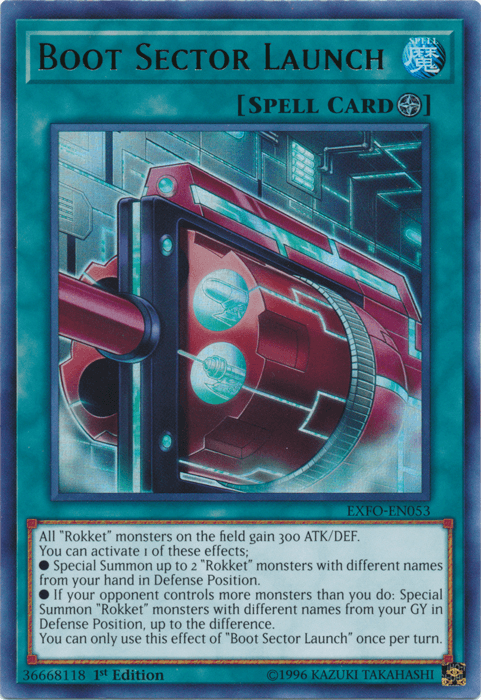 Boot Sector Launch [EXFO-EN053] Ultra Rare - Josh's Cards