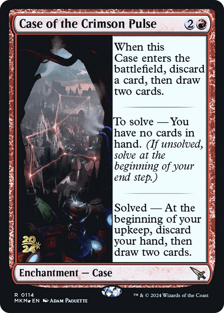 Case of the Crimson Pulse [Murders at Karlov Manor Prerelease Promos]