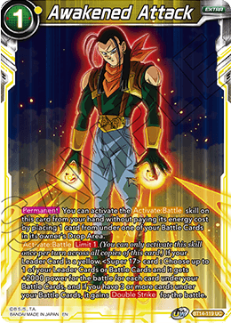 Awakened Attack (BT14-119) [Cross Spirits] Parallel Foil