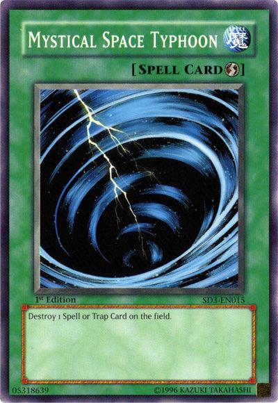 Mystical Space Typhoon [SD3-EN015] Common - Josh's Cards