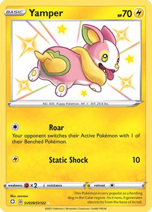 Yamper [SV039] (Shiny Vault) Holofoil