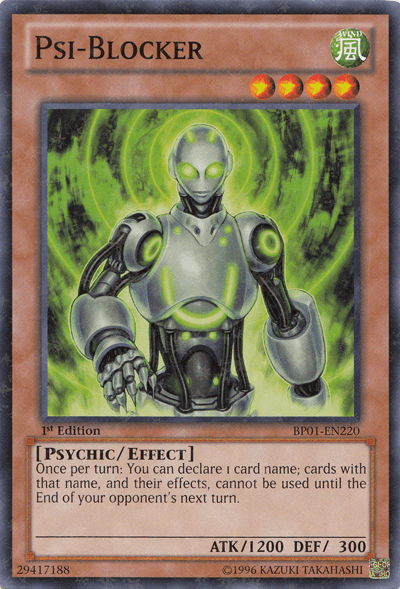 Psi-Blocker [BP01-EN220] Starfoil Rare - Josh's Cards