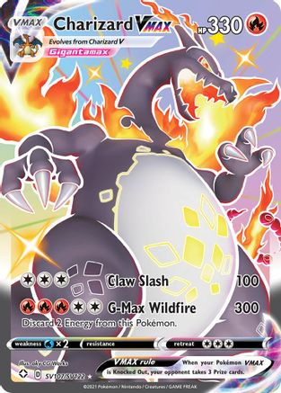 Charizard VMAX SV107/SV122 - Shining Fates Shiny Vault Holofoil