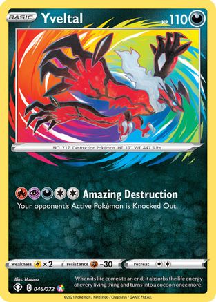 Yveltal [46] (Shining Fates) Holofoil