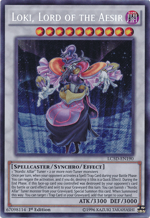 Loki, Lord of the Aesir [LC5D-EN190] Secret Rare - Josh's Cards