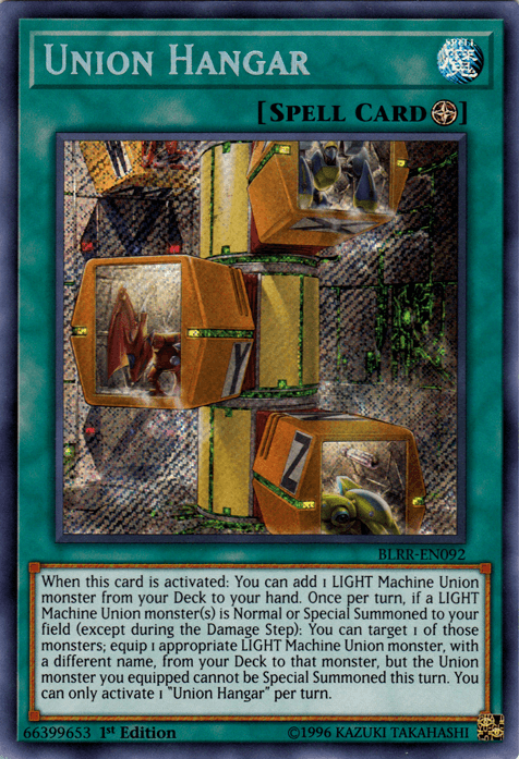 Union Hangar [BLRR-EN092] Secret Rare - Josh's Cards