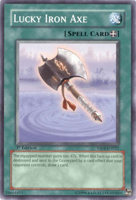 Lucky Iron Axe [YSDJ-EN032] Common - Josh's Cards