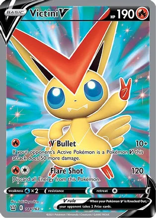 Pokemon: Victini V Full Art Battle Styles 144/163 - Near Mint