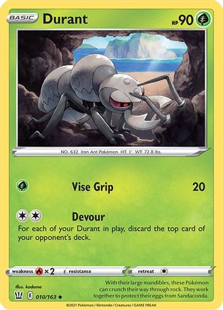 Durant 010/163 - SWSH05 Battle Styles
