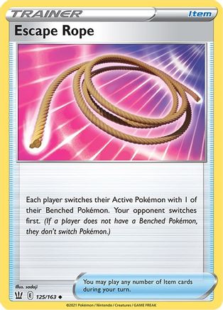 Escape Rope 125/163 - SWSH05 Battle Styles