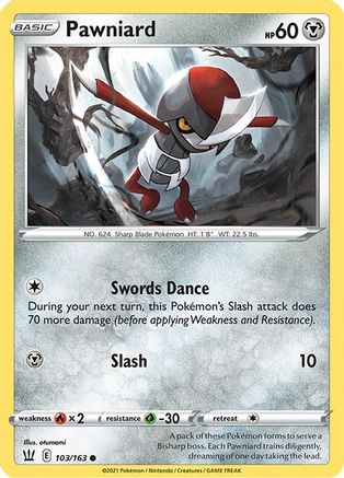 Pawniard 103/163 - SWSH05 Battle Styles