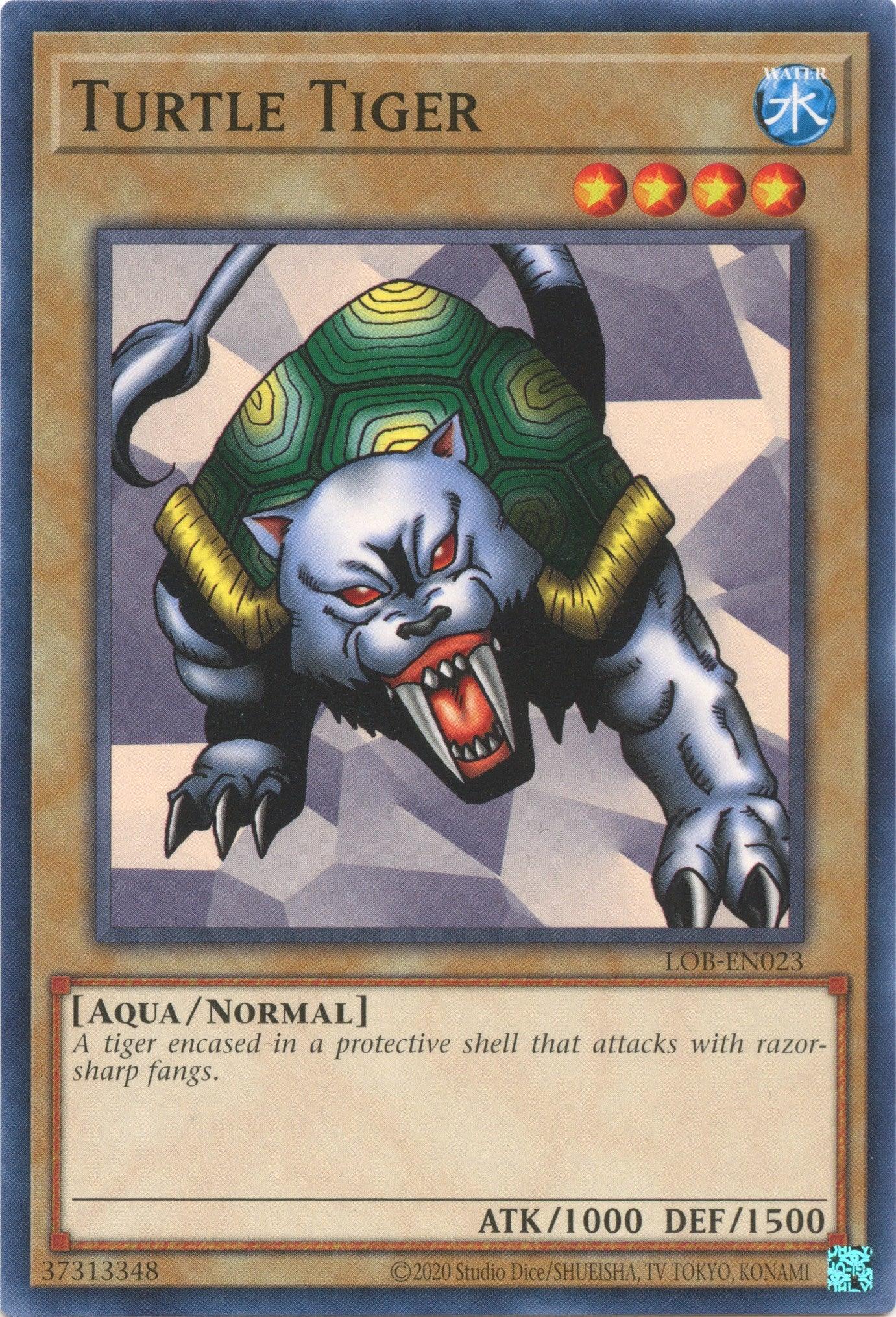 Turtle Tiger (25th Anniversary) [LOB-EN023] Common - Josh's Cards