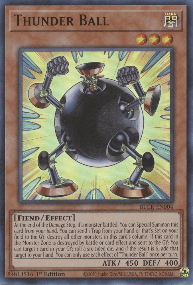 Thunder Ball [BLCR-EN004] Ultra Rare - Josh's Cards
