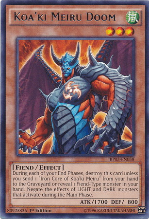 Koa'ki Meiru Doom [BP03-EN058] Rare - Josh's Cards