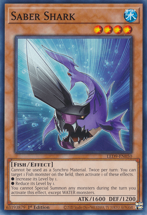 Saber Shark [LED9-EN050] Common - Josh's Cards
