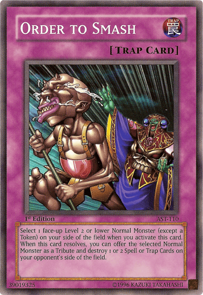 Order to Smash [AST-110] Common - Josh's Cards